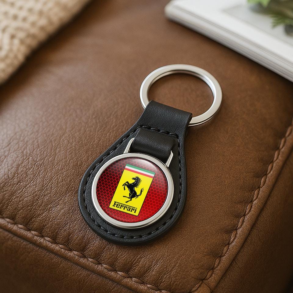 Ferrari leather key - Etsy 日本
