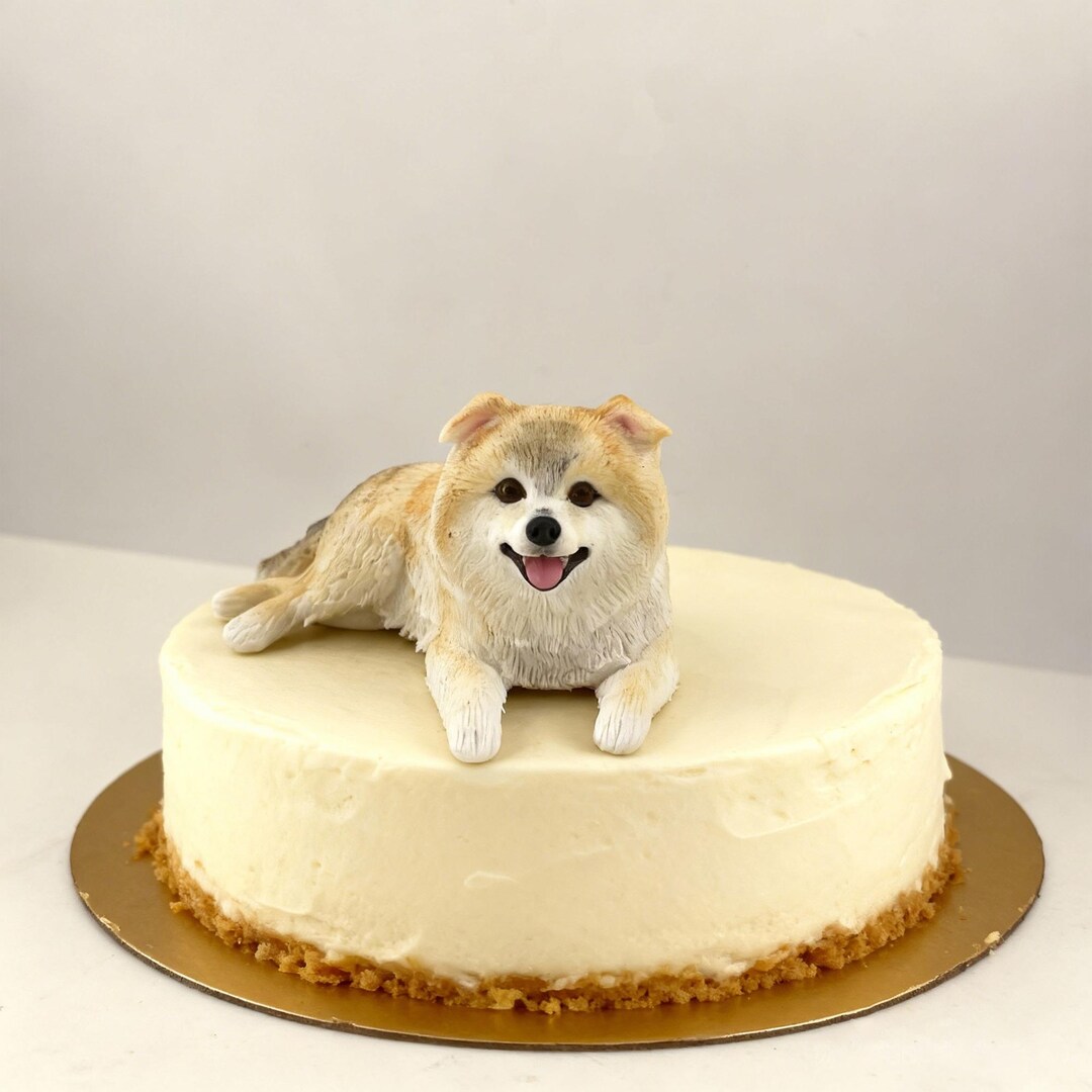 Personalized Pet Polymer Clay Figurines: Custom Dog Wedding Cake ...