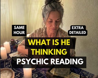 What Is He Thinking Psychic Reading, Hidden Thoughts, True Feelings & Same Hour Tarot