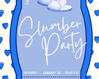 RR Slumber Party Invitation