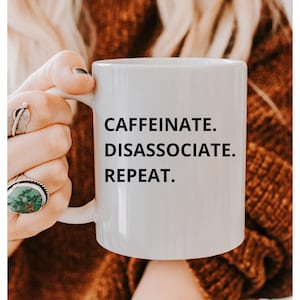 Sarcastic Mug, Funny Mental Health Matters Coffee Cup, Therapist Gift, Funny Coworker Birthday Gift, Gift for Sister, Mug for Teacher