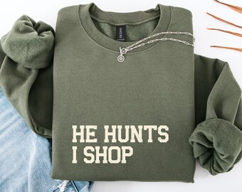 Er Jagt I Shop | Damen Hunter Wife Jagdsaison Sweatshirt