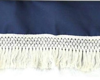 macrame crib skirt