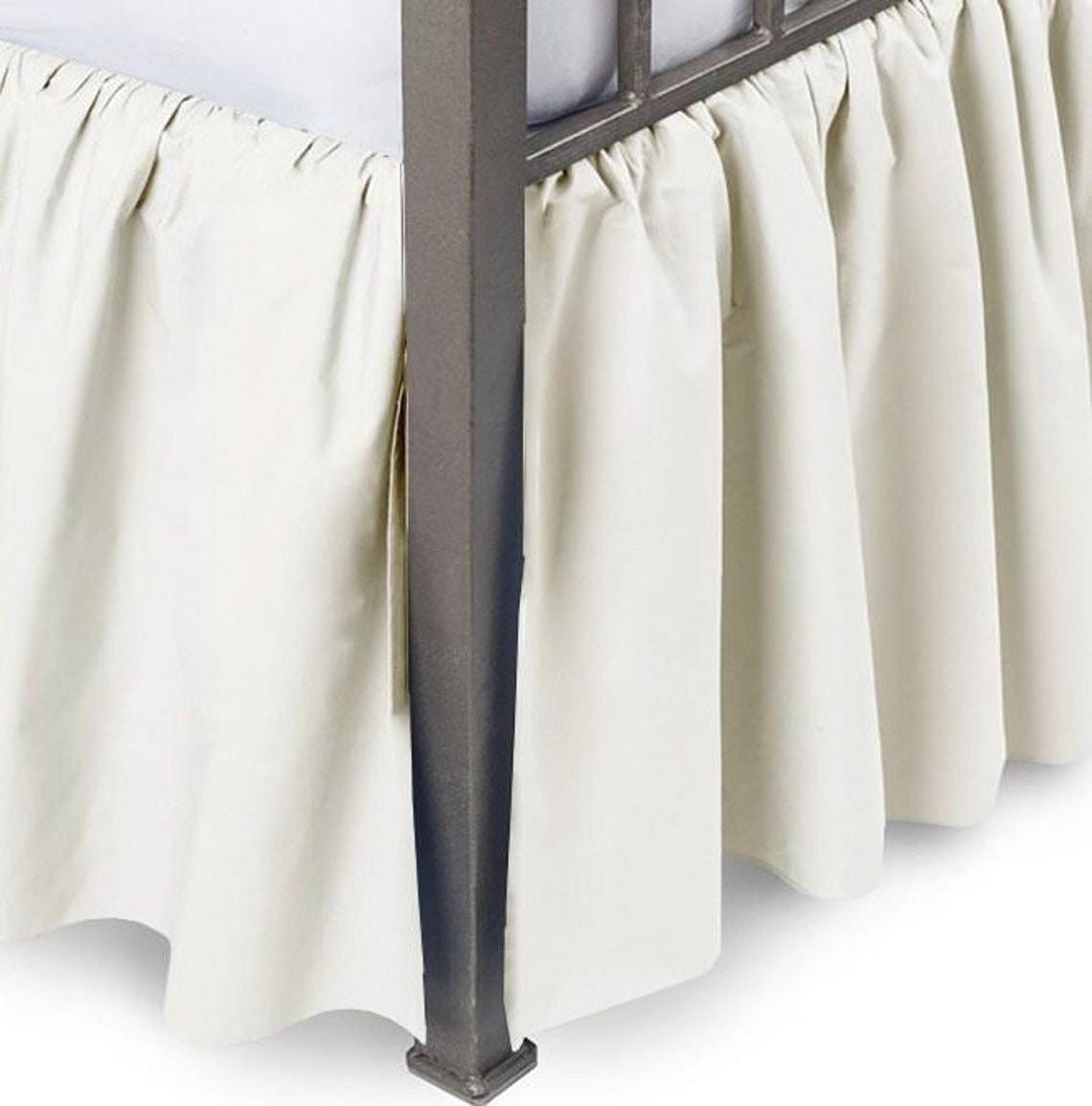 Ivory Pom Pom or Tassel Bed Skirt Dust Ruffle Etsy