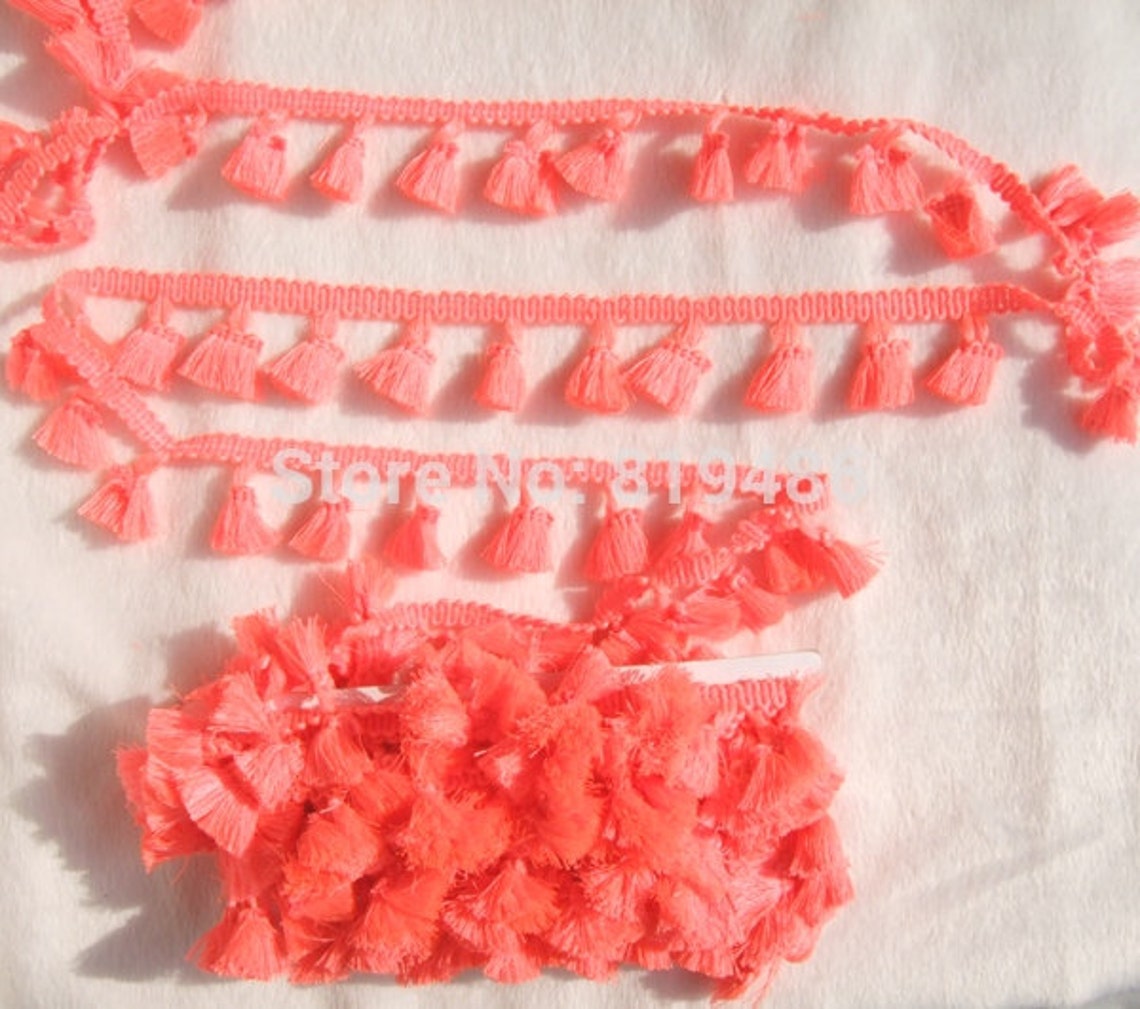 Tassel Shower Curtain Color Options Etsy