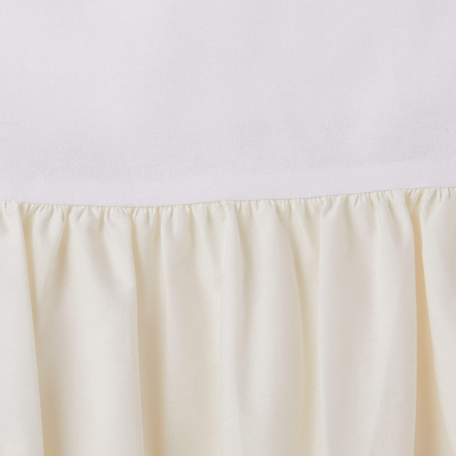 Classic White Ruffle Crib Skirt With Pom Pom Trim. Pom Pom Etsy