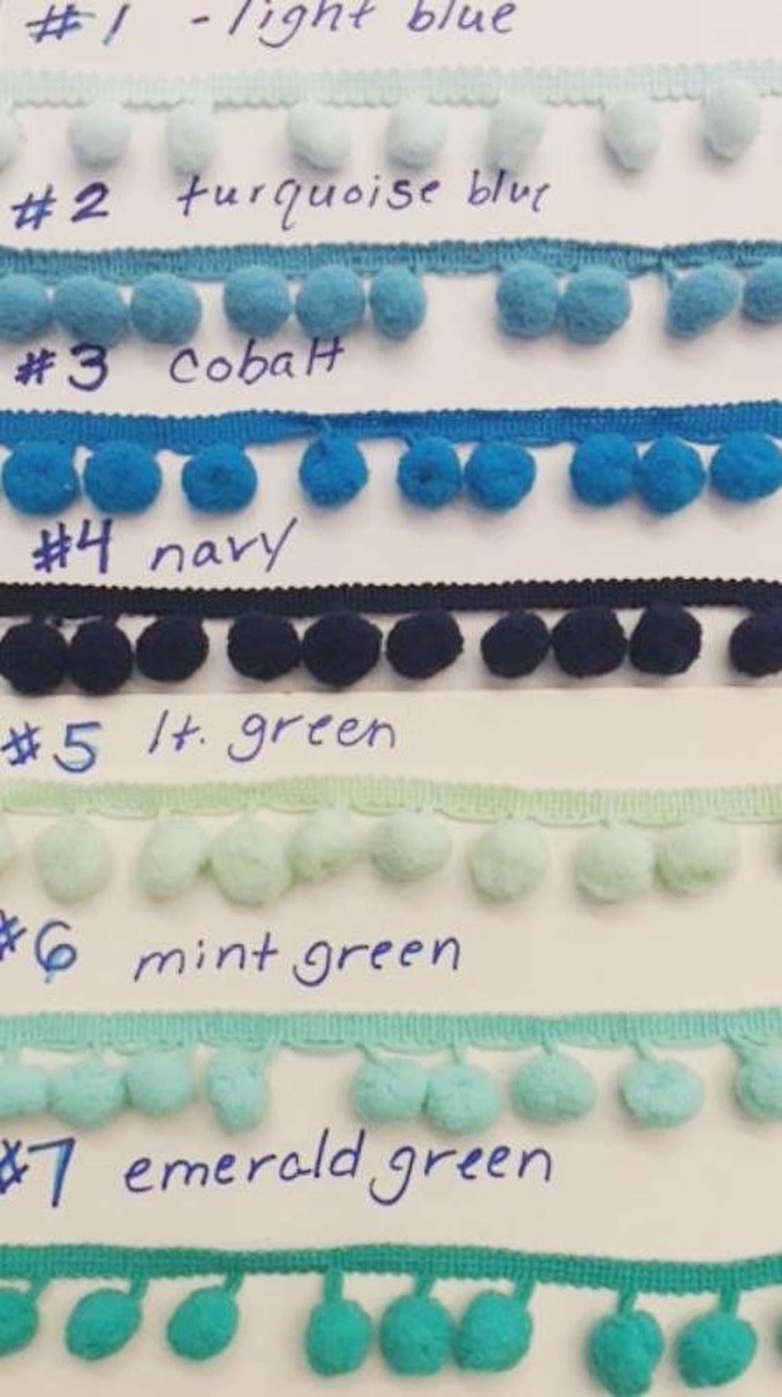 White Cotton Pom Pom Shower Curtain Pom Trim Shower Curtain Etsy