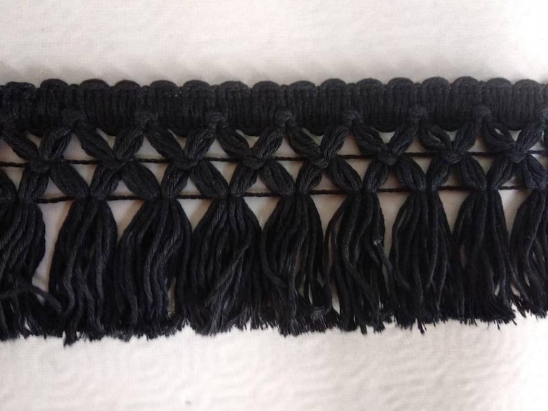 White Flat Style Wraparound Bed Skirt With Macrame Fringe Etsy