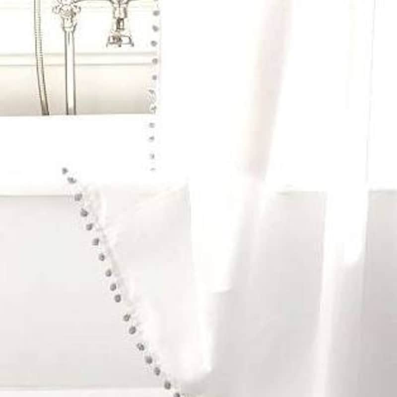 Extra Long Shower Curtain - Etsy