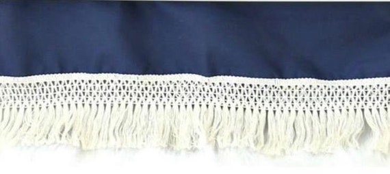 fringe crib skirt