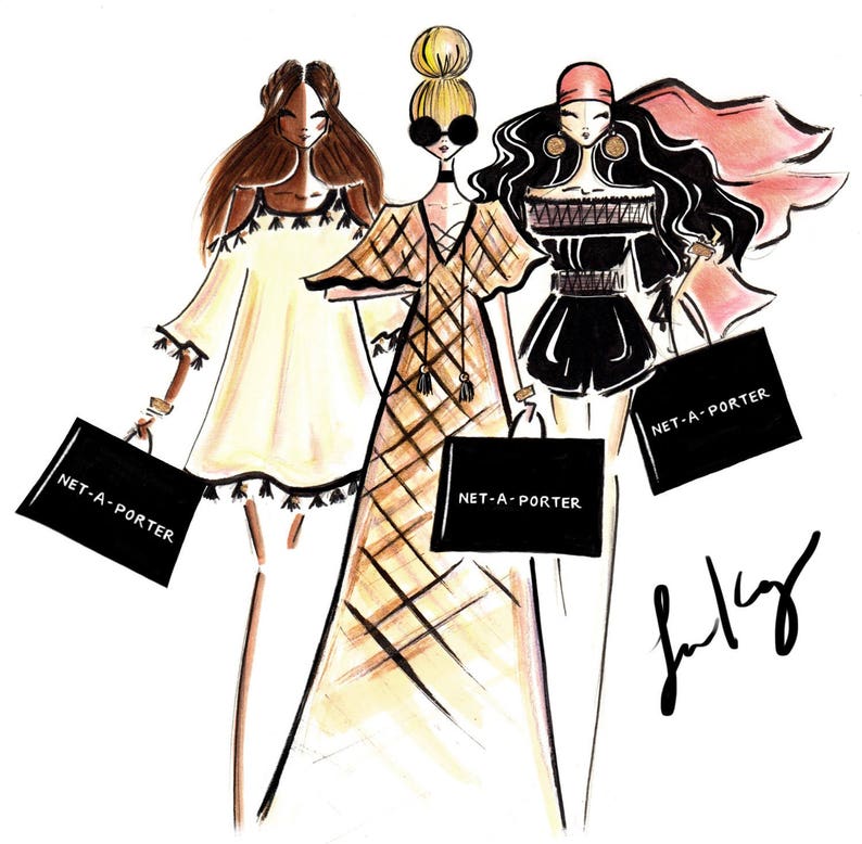 Custom Fashion Illustration / Hand Drawn Logo / Custom logo illustration, / Custom portrait / Custom Fashion Portrait image 8