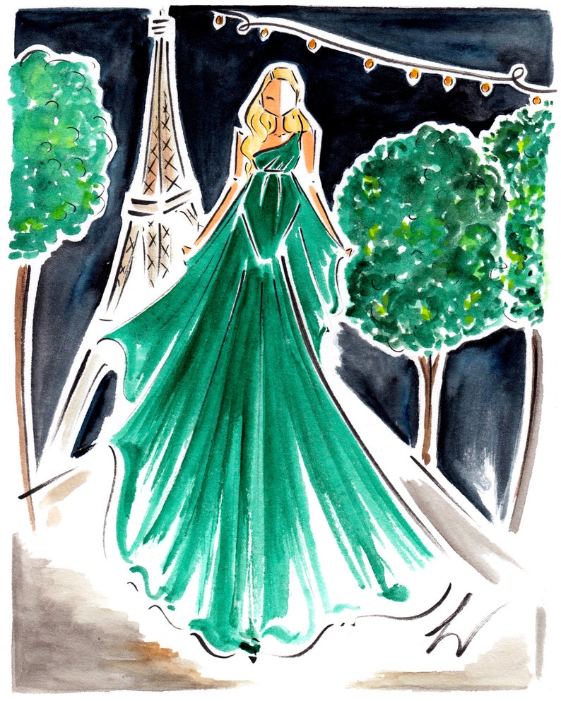 Custom Portrait Illustration / Custom Fashion Illustration / Custom ...