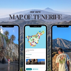 Virtuelle Landkarte von Teneriffa