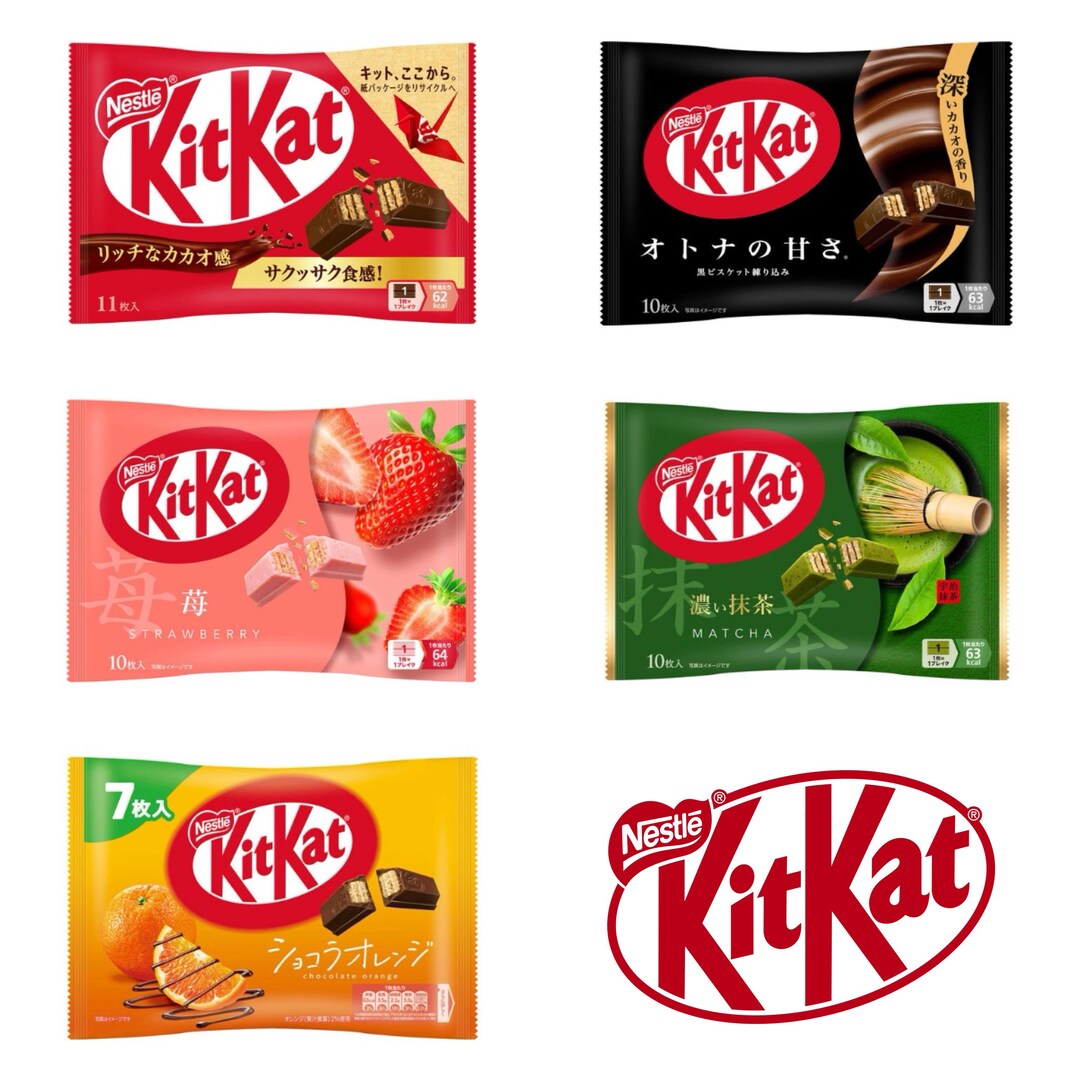 Kitkat Types Kitkat Japan Assorted Flavor Set (48 Pieces) / Top 5 Japanese Chocolate ...