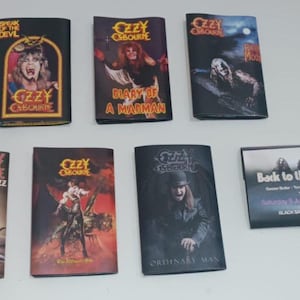OZZY OSBOURNE all various album cassette tape