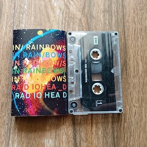 RADIOHEAD rainbows cassette tape