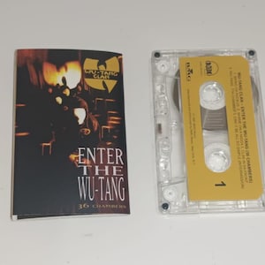 WU - TANG CLAN enter the wu - tang cassette tape