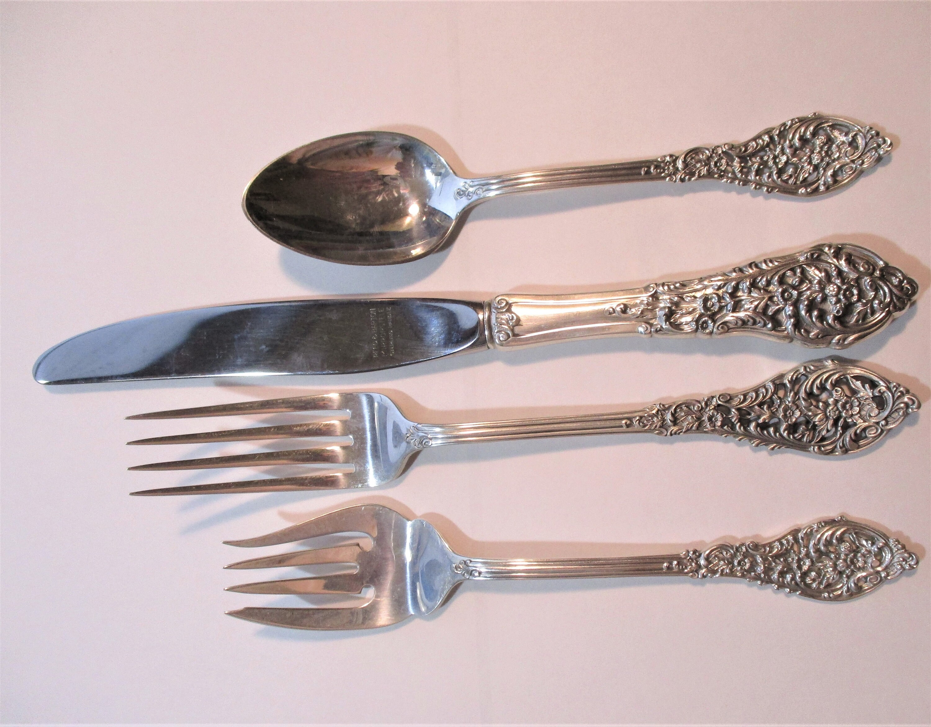 Pure silver shop flatware