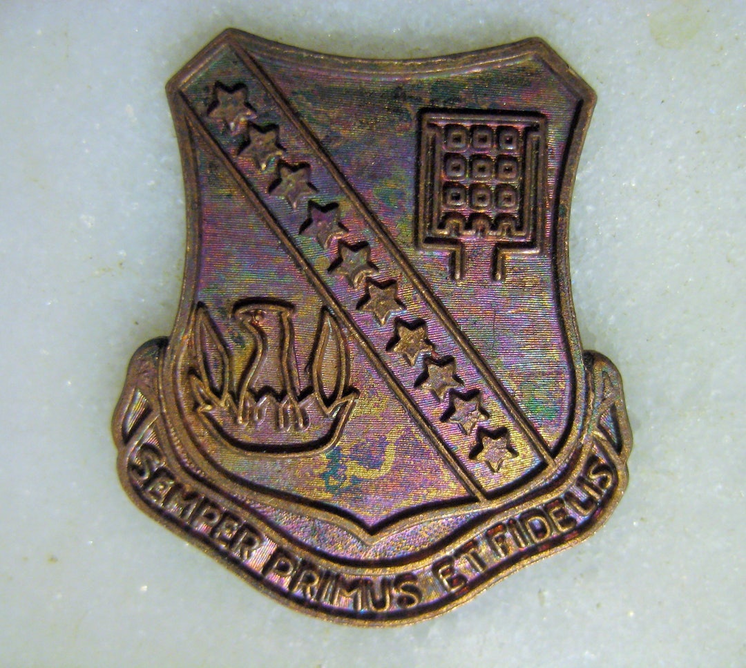 Vintage semper Primus Et Fidelis 240 Regiment, Distinctive Unit