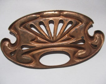 アンティーク/古いヴィンテージの美的アールヌーボー、重厚な打刻の
