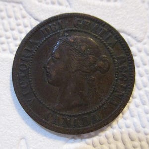 Kanada, 1895, große 1 Cent Kupfermünze