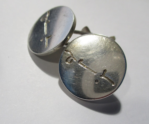 Sterling silver 20mm name circle Sterling silver 20mm name circle