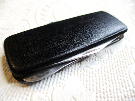 Vintage 1970's Rostfrei Seki Japan 2 3/4 Inch Stainless Black