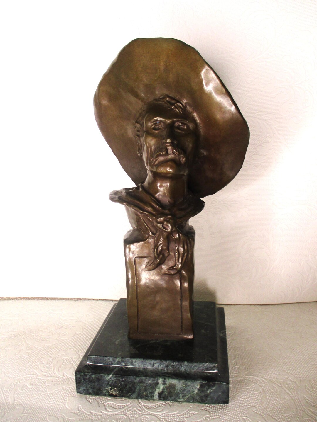 Frederic Remington Bronze Lost Wax Recast Sculpture 