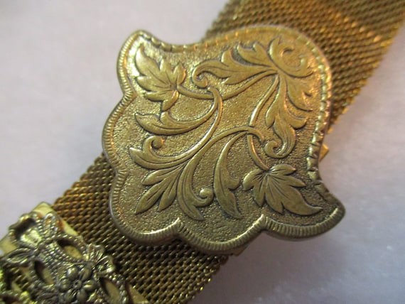 Antique Victorian Gold Filled Slide Bracelet, Ori… - image 2