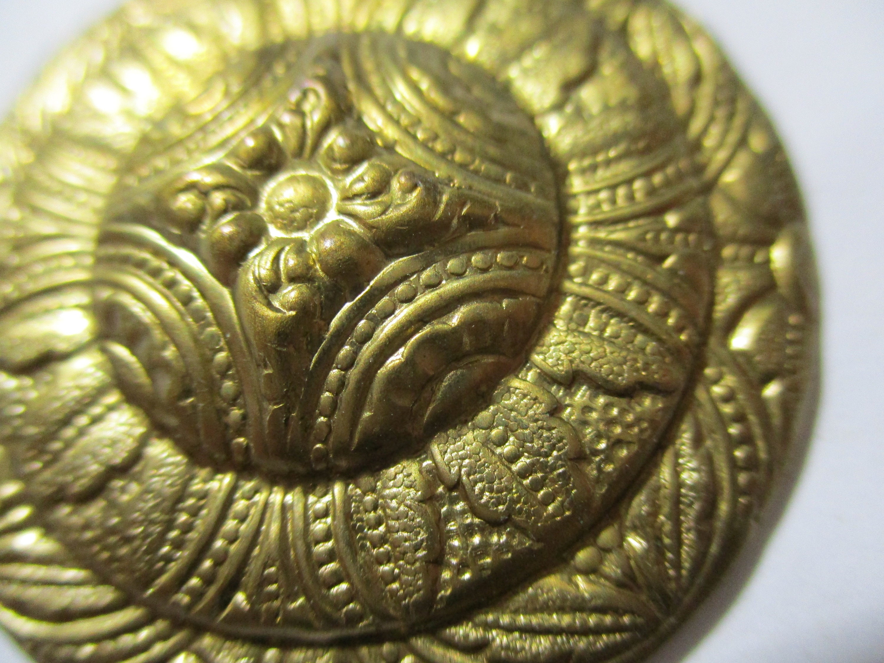 vintage-round-medallion-ornately-detailed-stamped-brass-etsy-uk