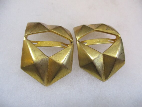 Vintage French Art Deco Shoe/Boot Buckles/Embelli… - image 3