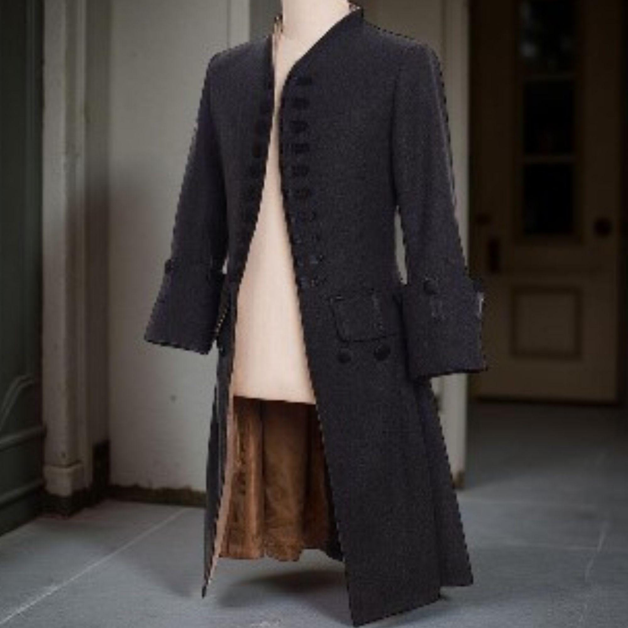 Men Frock Outfit Tailcoat 18th Century Colonial Military Black Coat - Etsy
