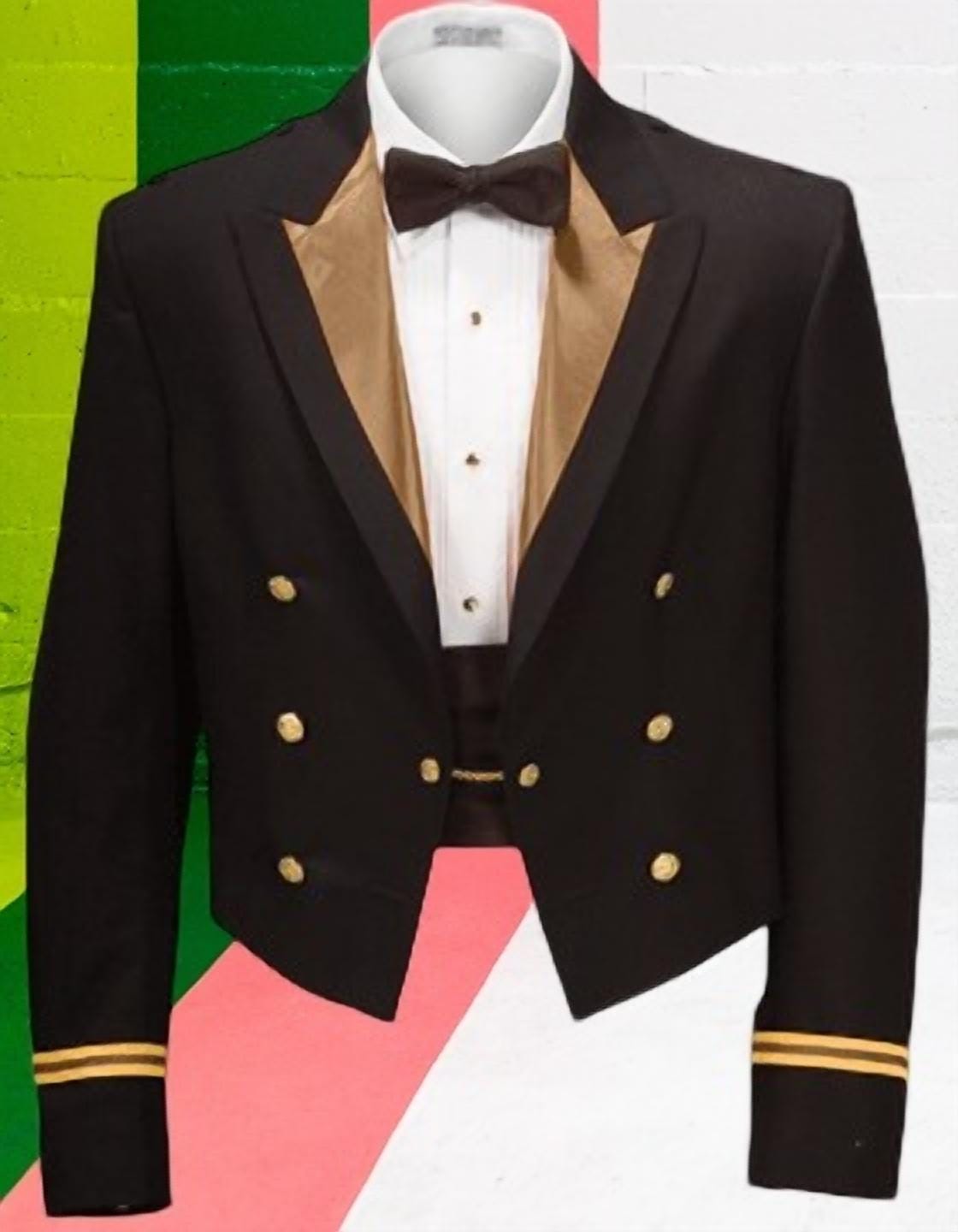 Mess Jacket Army Men's Male Army Mess Black Jacket - Etsy