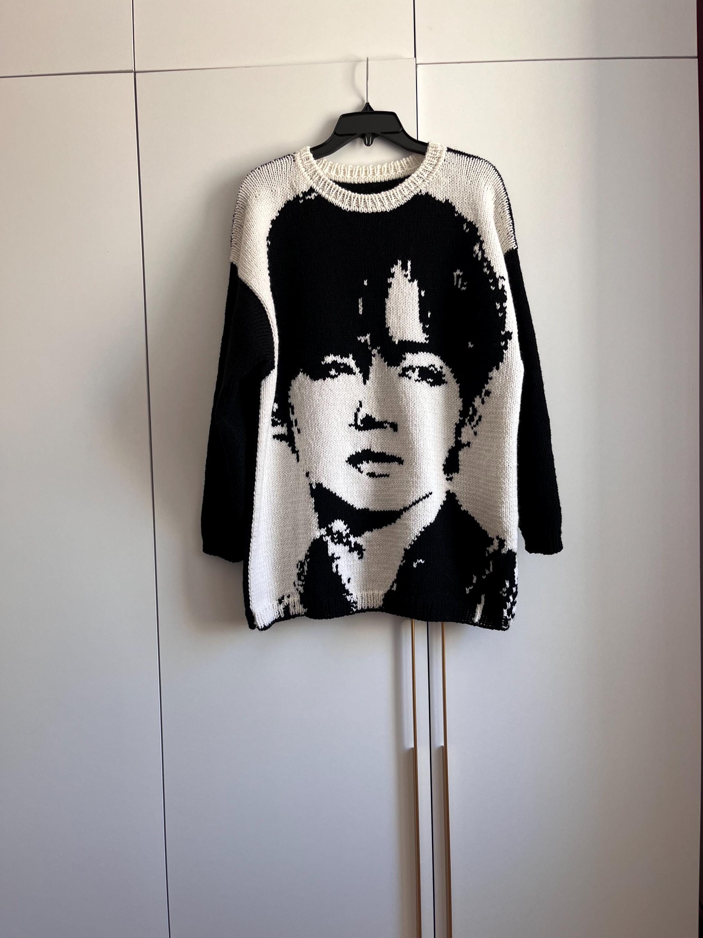 Custom K-pop Artist Sweater • Knitted Portrait Jumper • Made to Order ...