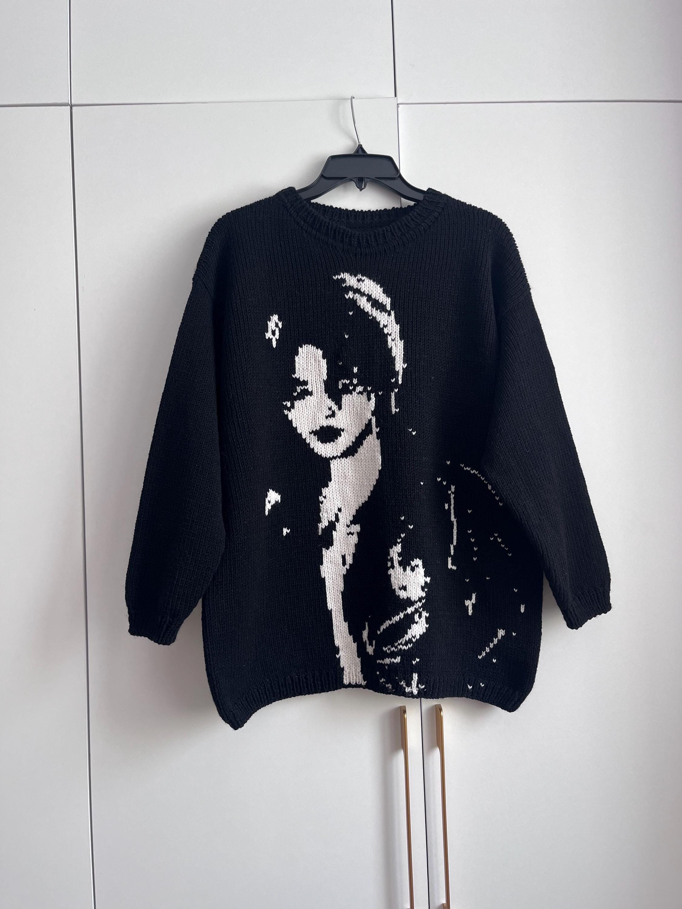 Custom K-pop Artist Sweater • Knitted Portrait Jumper • Made to Order ...