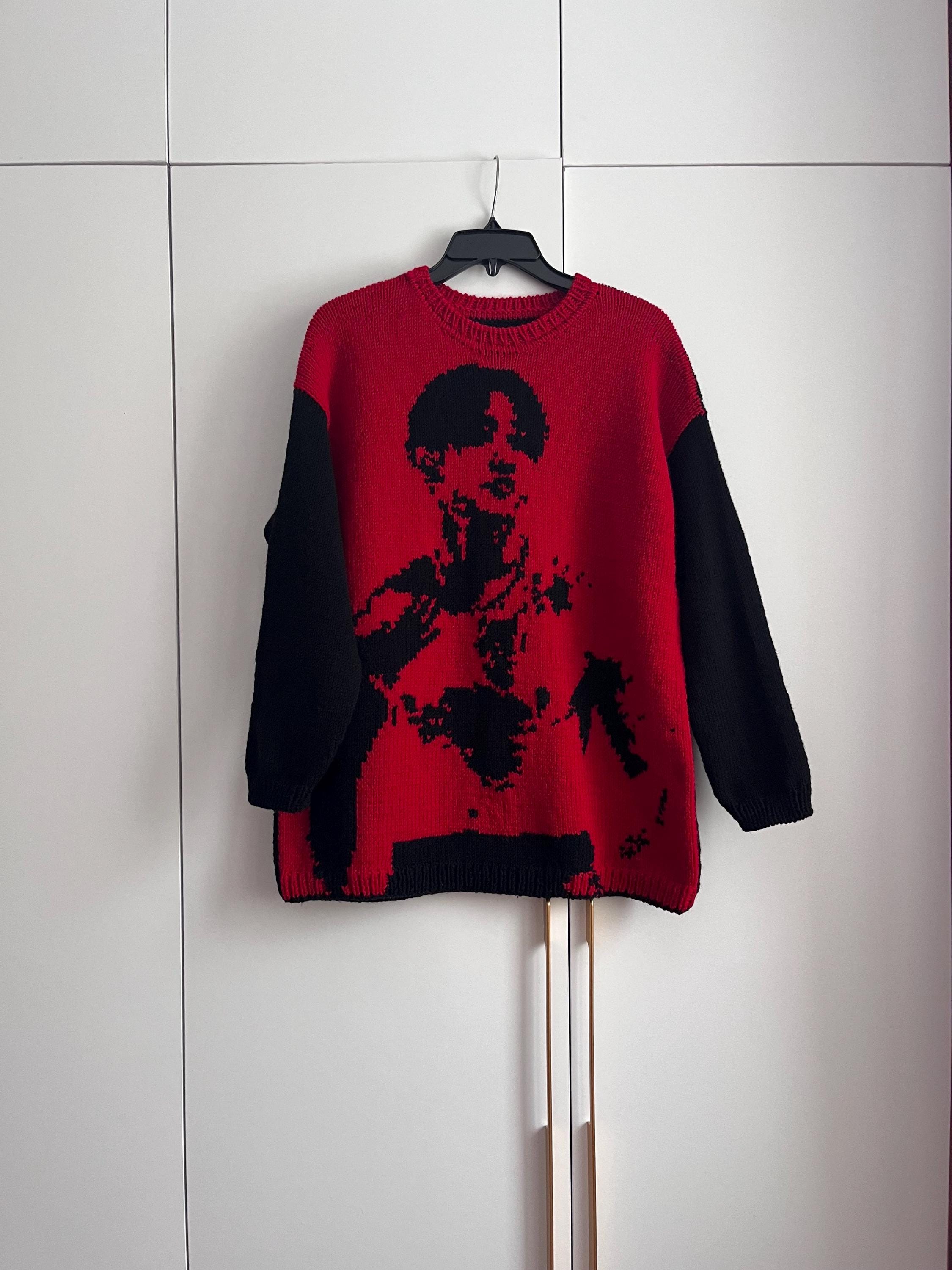 Custom K-pop Artist Sweater • Knitted Portrait Jumper • Made to Order ...