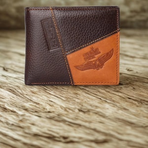 Cartera personalizada, cartera de cuero, cartera hecha a mano para hombre, cartera especial para hombre, regalo para él