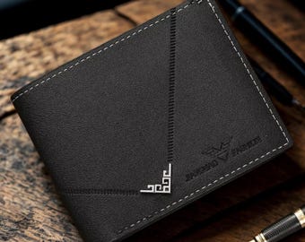 Herren Leder Geldbörse Gift