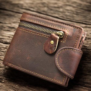 Personalisierte dreifache Brieftasche, Leder Geldtasche, handgefertigte Brieftasche für Männer, spezielle Brieftasche für Männer, Geschenk für Ihn mach das auf persische