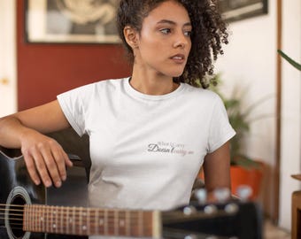 Minimalist Affirmation Tee: Soft Cotton Crew Neck, Ethical Clothing