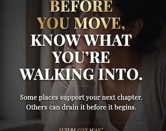 Astrocartography Reading | Where Should I Live | Relocation Astrology Report | Birth Chart | Personalized PDF | Future City Scan™