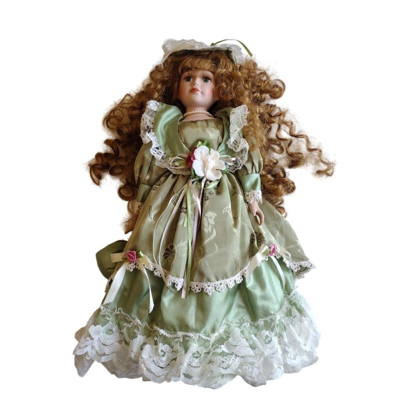 Muñeca de porcelana VTG Kinnex International 2002 Colección Anna imagen 1
