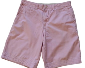 VTG Polo by Ralph Lauren Shorts Men's 32 Pink Classic Fit 9"  Flat Front Casual