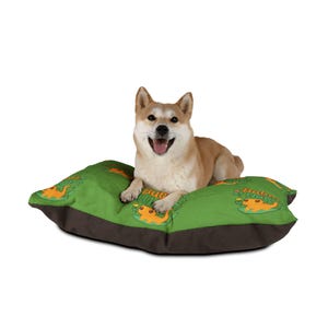 Cozy Green Dog Bed - Washable Pet Bed for Small to Large Dogs - Personalized Dog Bed Gift - Puppy Bed - Dog Furniture - Crate Mat