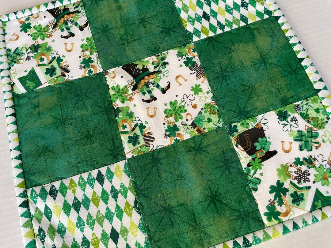Cheer Leprechaun Quilted Table Runner NCU0NTD1348 main image 1