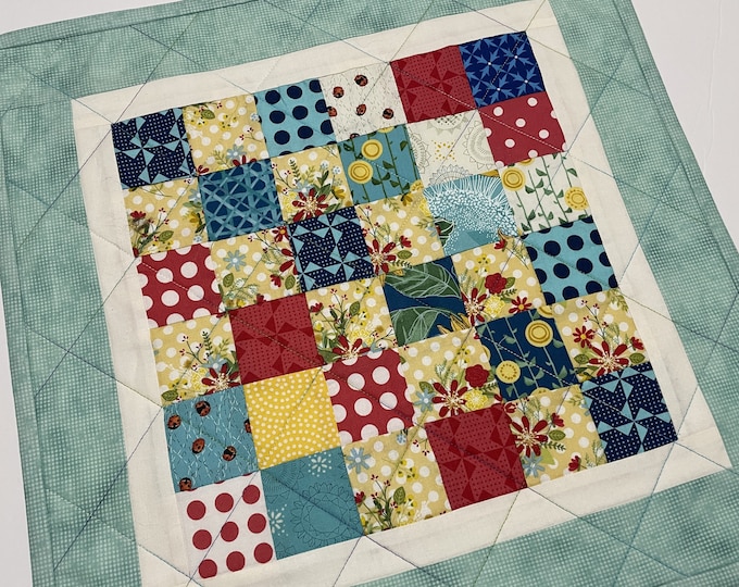 Americana Patchwork Quilted Table Runner NCU0LDH471