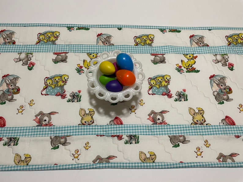 Mystic Easter Quilted Table Runner NCU0HNH891