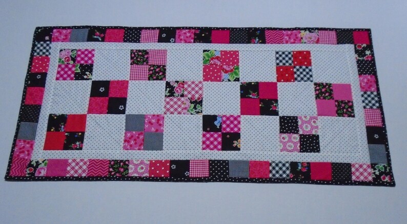 Quilted Table Runner Dresser Scarf 50