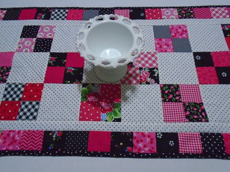 Quilted Table Runner Dresser Scarf 50