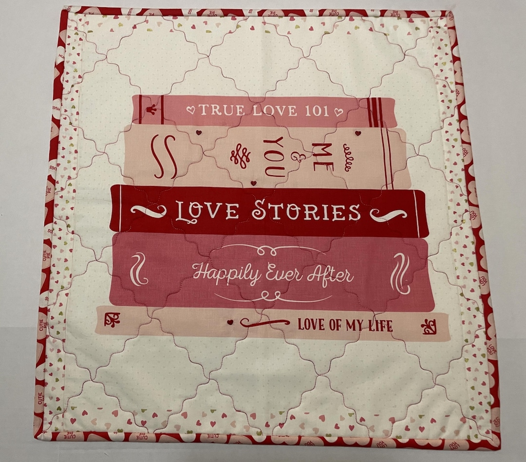 Quiet Moments of Love Quilted Table Runner NCU0PTT2778